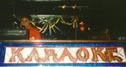 Karaoke night at the Broadway...